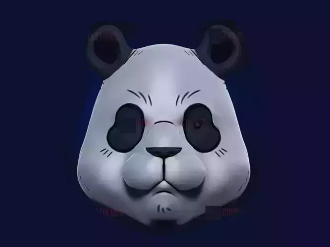 Jujutsu Kaisen Panda Helmet 3D print model