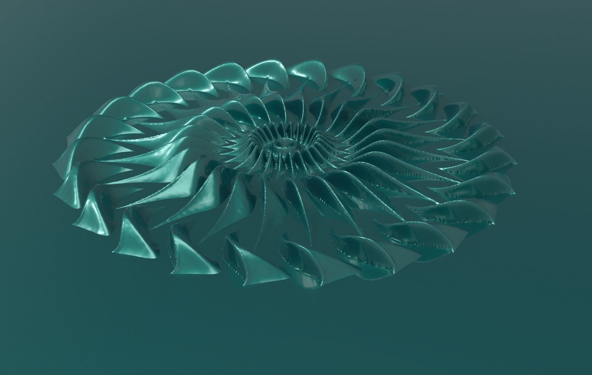 Floral Wood Carving for Furniture - 16 3D model_6