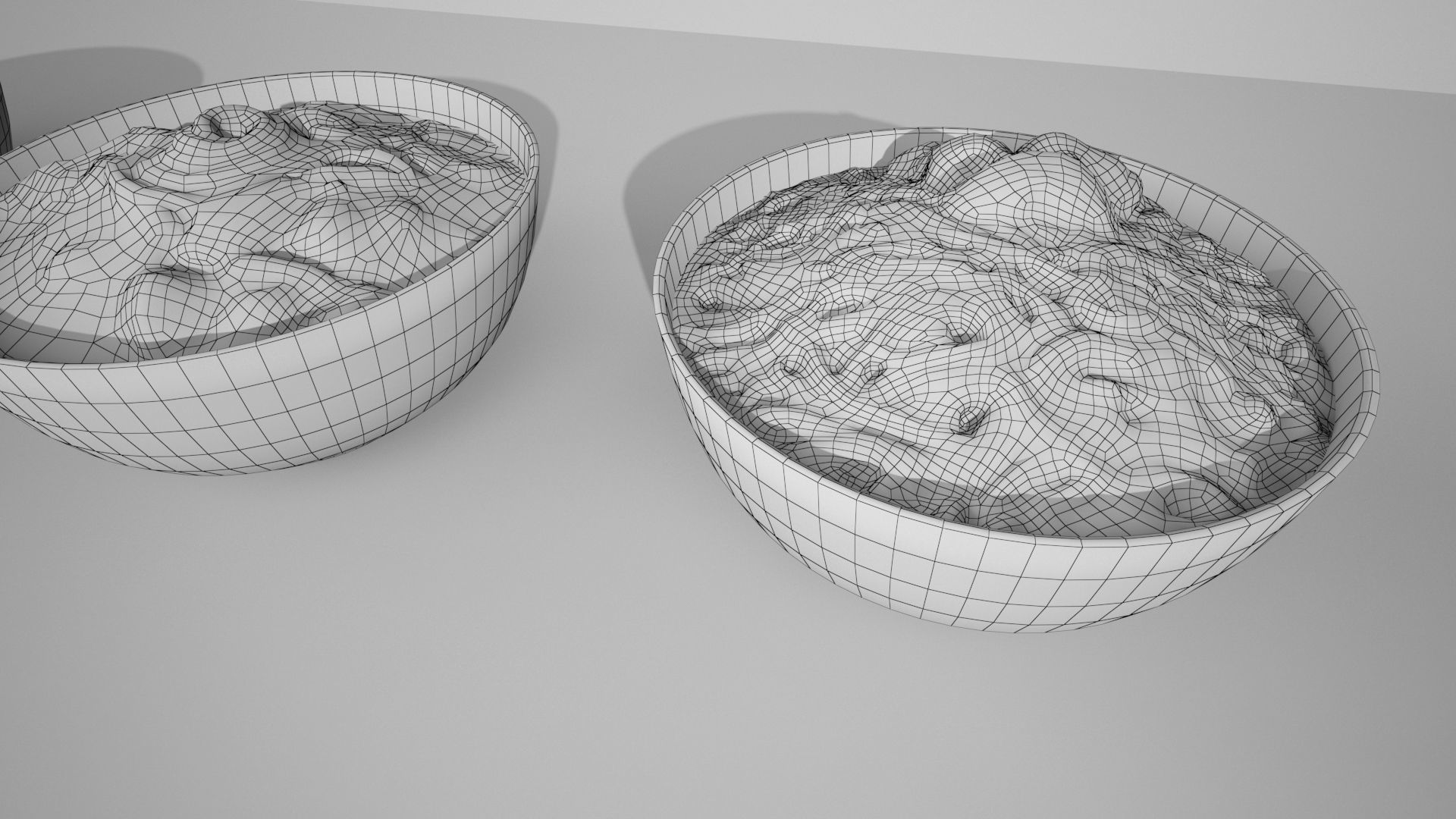 Hawaiian Poke Bowl  Low-poly 3D model_7