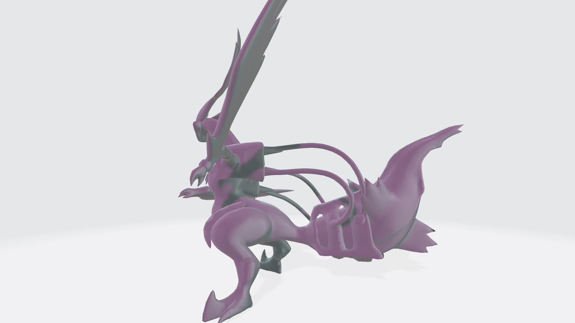 Kyurem White 3D print model_3