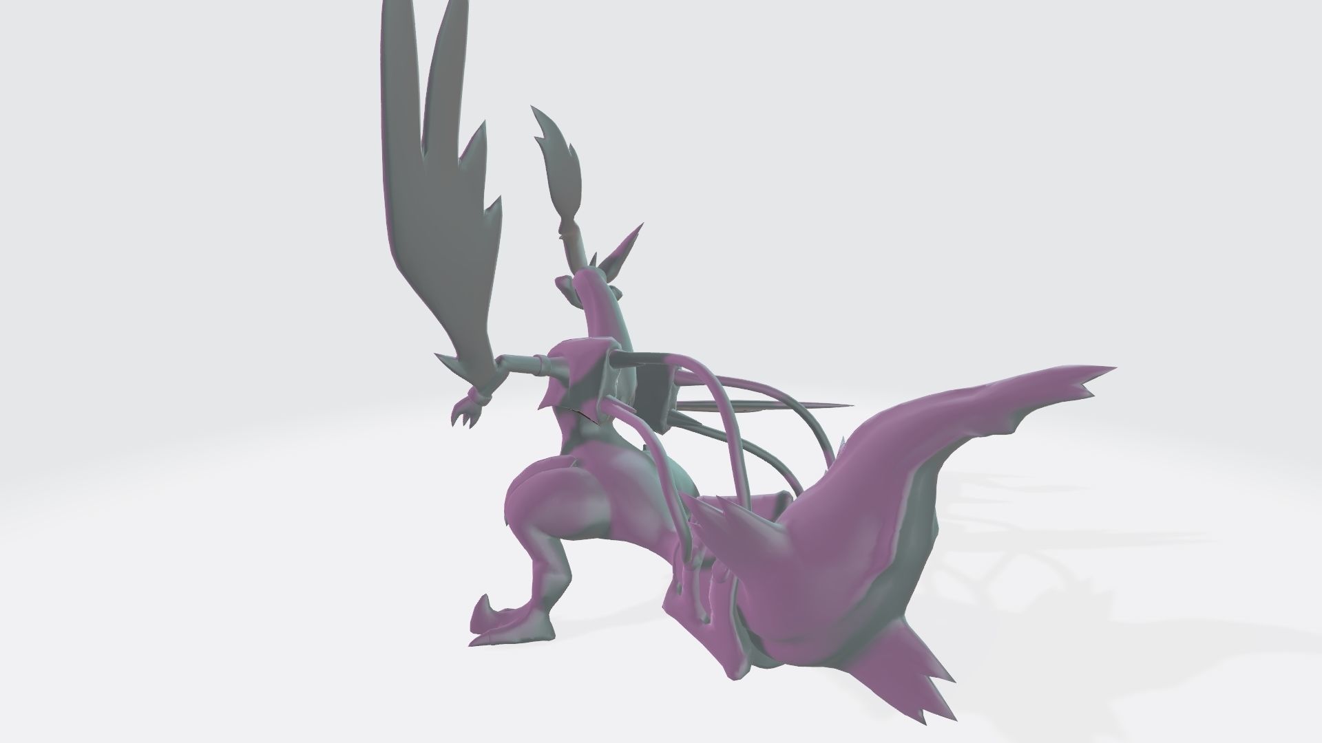 Kyurem White 3D print model_4