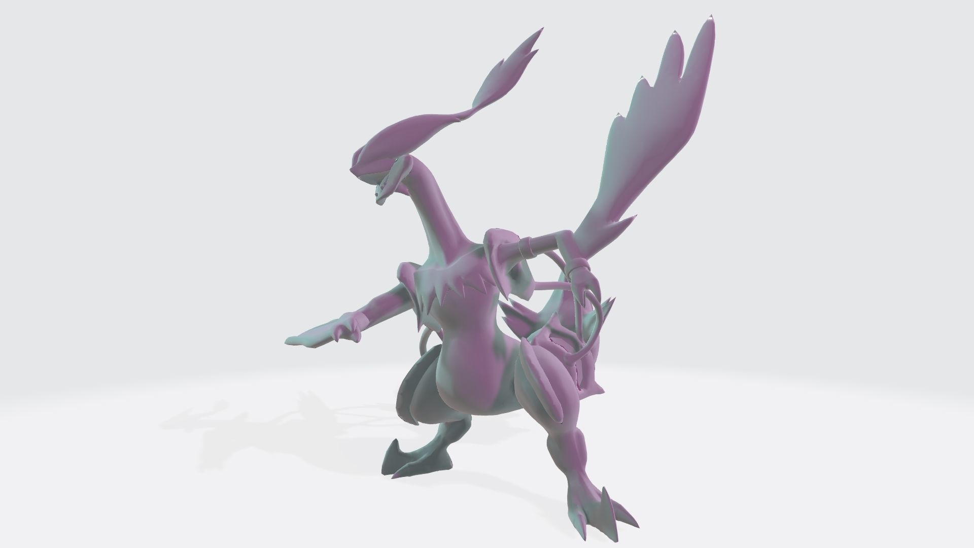 Kyurem White 3D print model_2