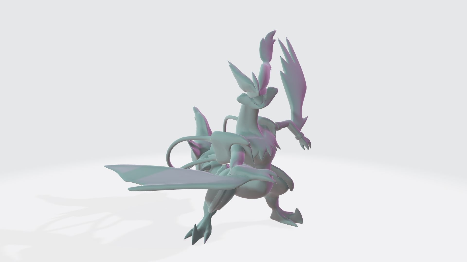 Kyurem White 3D print model_7