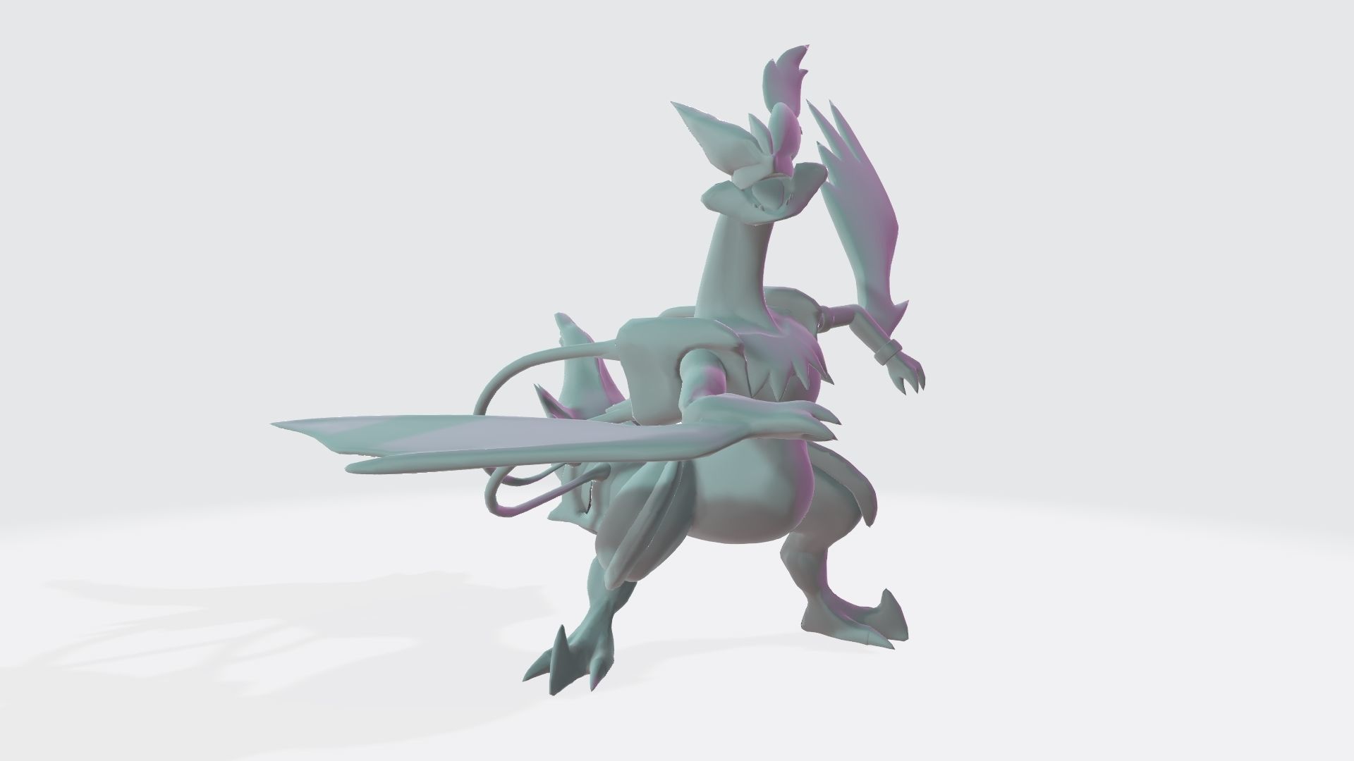 Kyurem White 3D print model_1