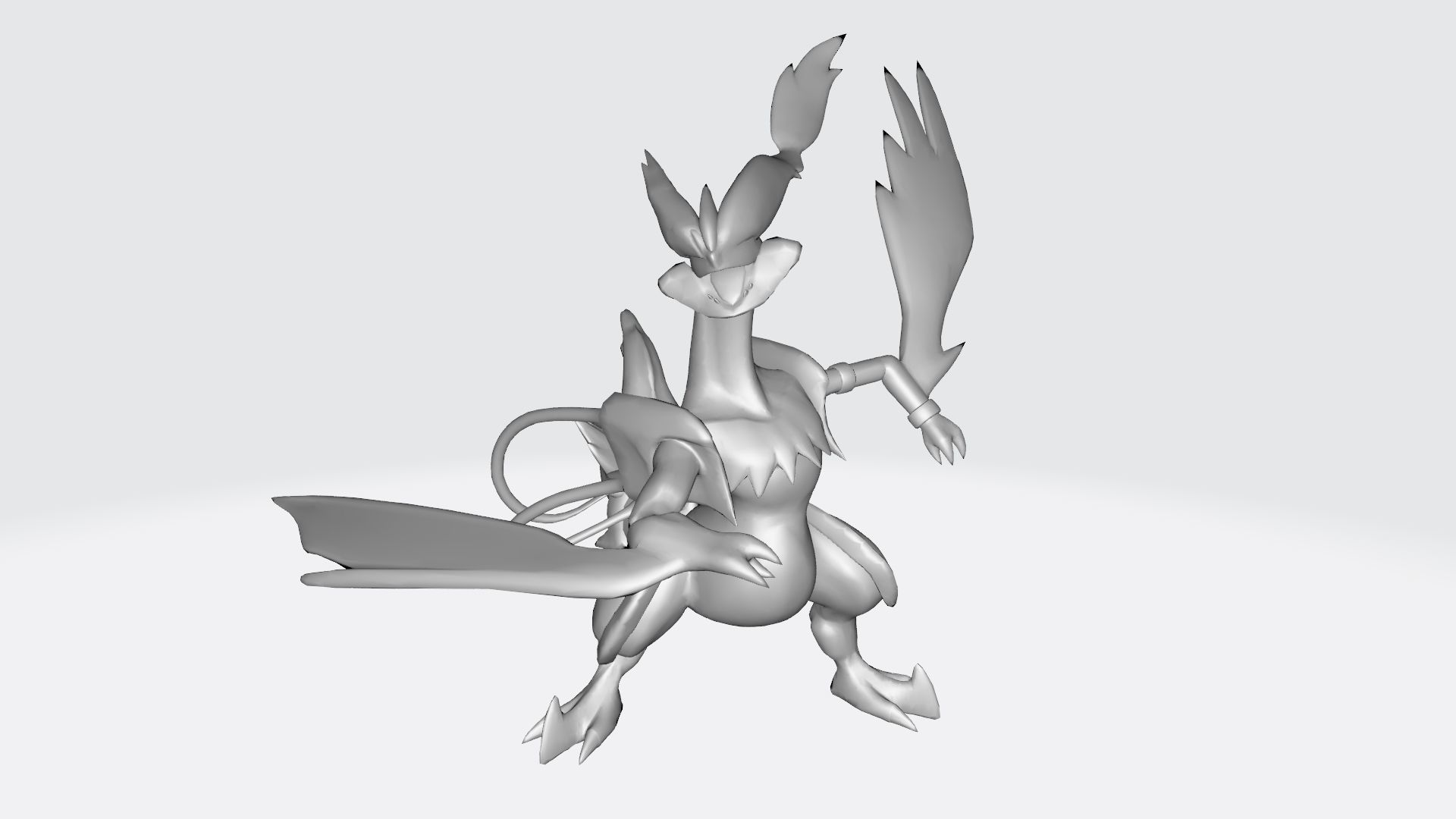 Kyurem White 3D print model_11