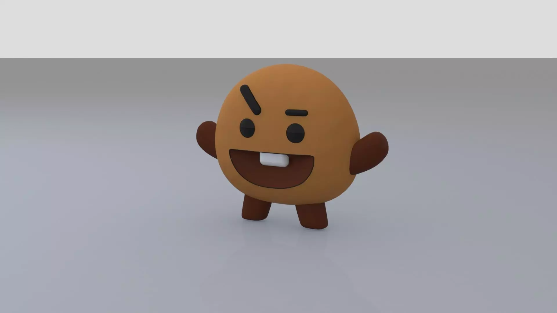 Shooky BT21 3D model_0