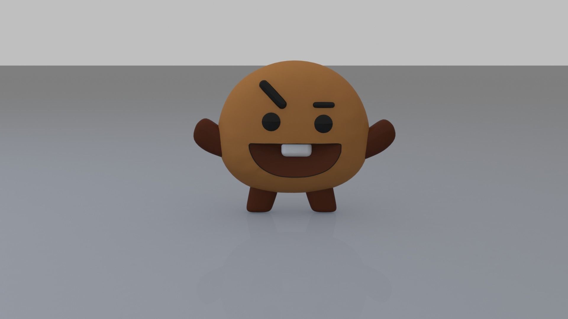 Shooky BT21 3D model_1