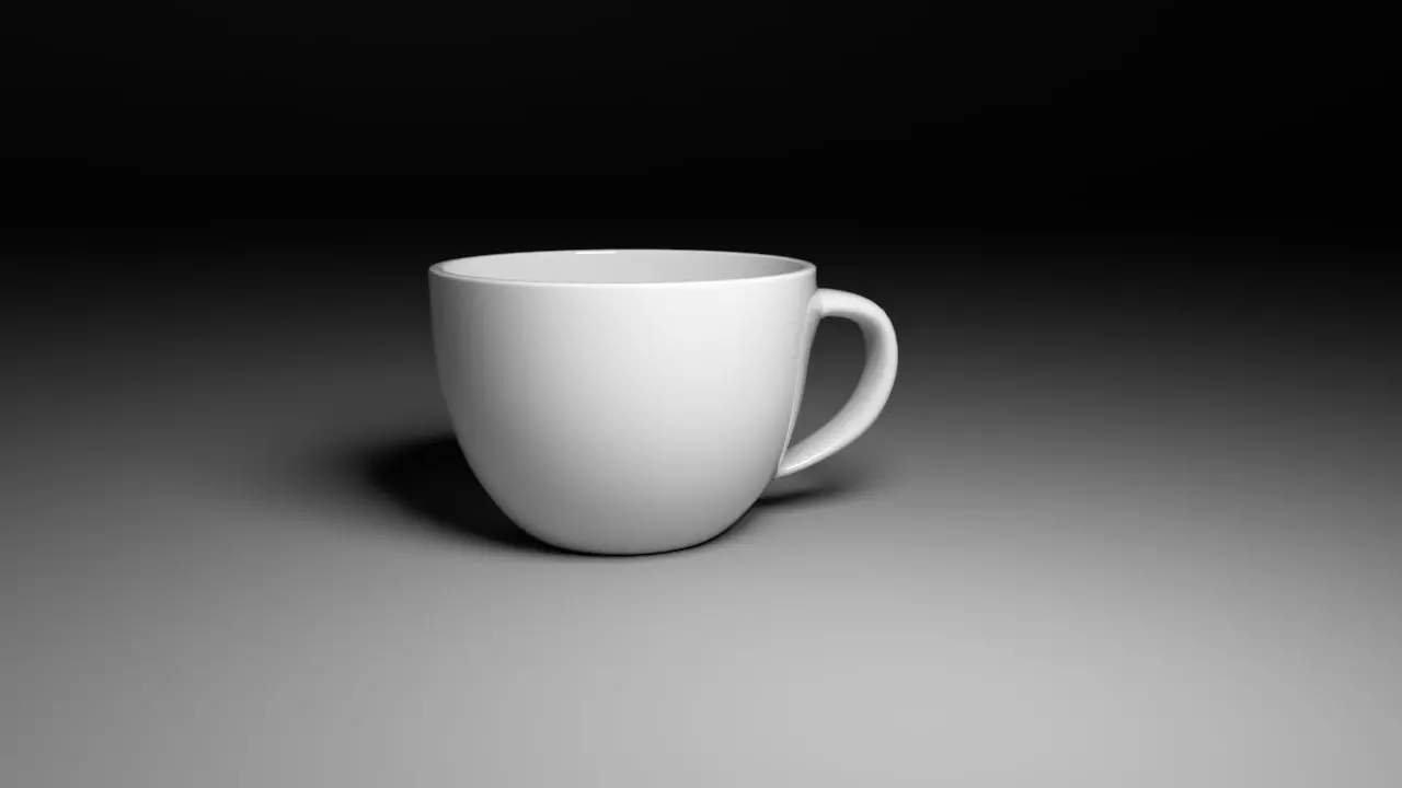 Low poly Cup coffee Free low-poly 3D model