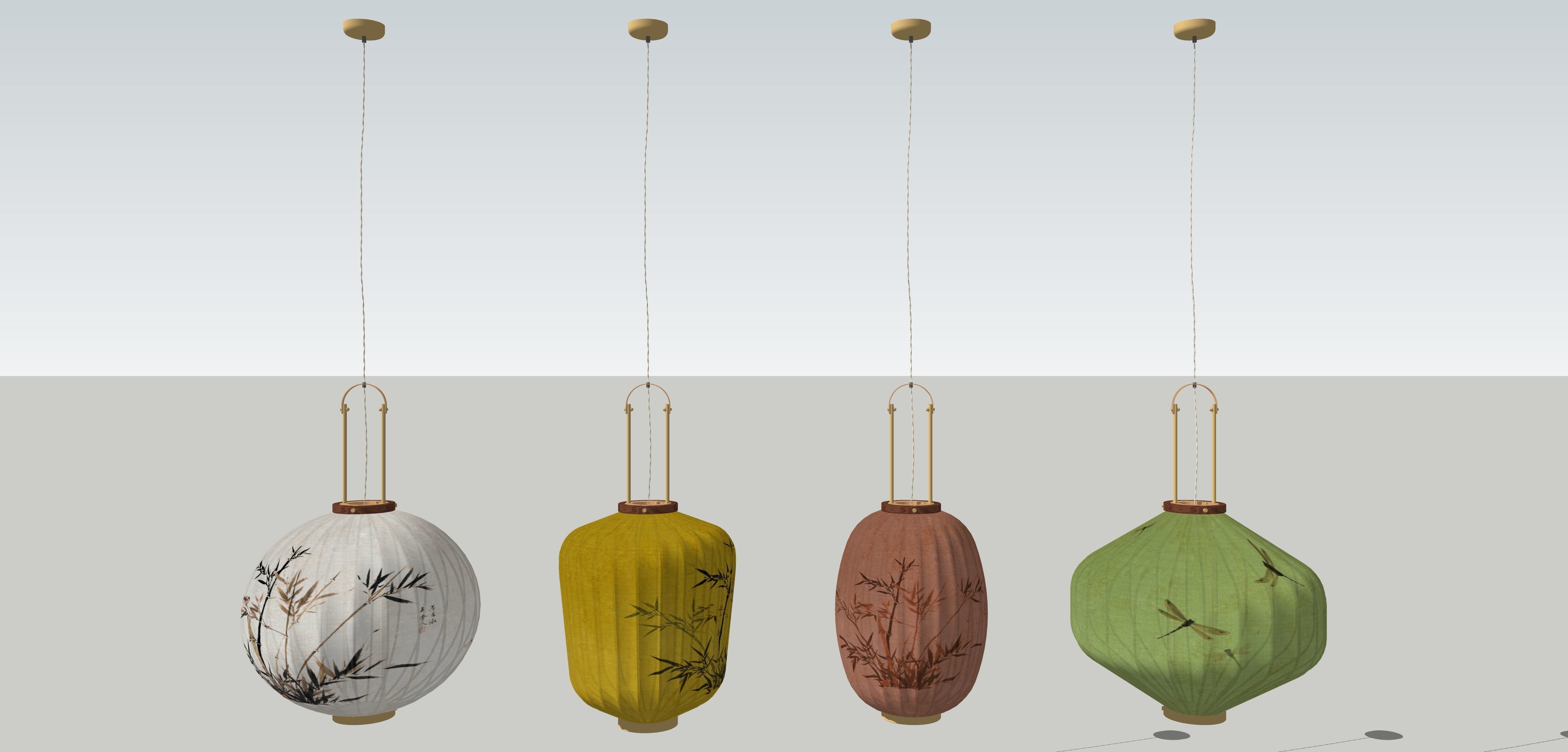 TAIWAN LANTERNS 3D model_13