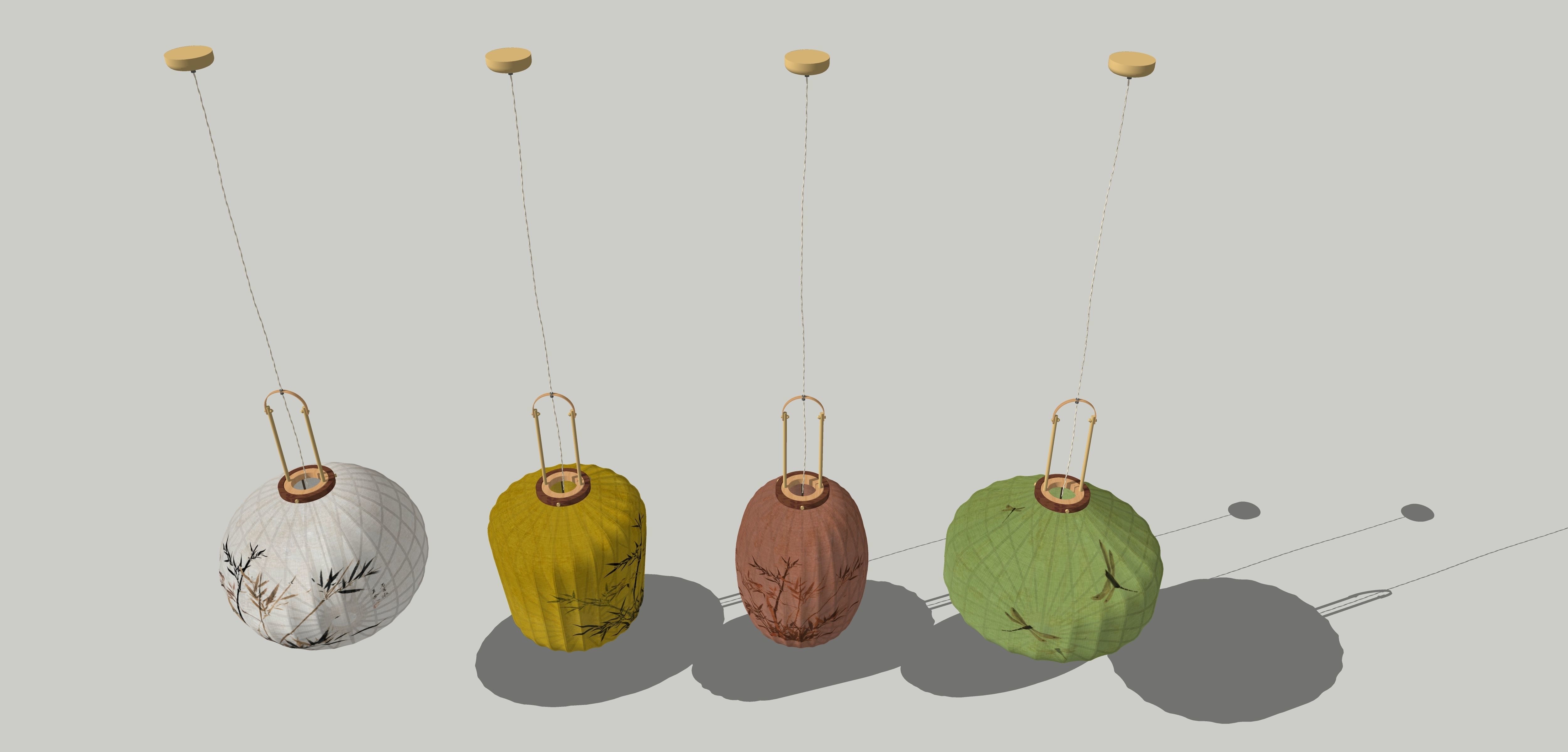 TAIWAN LANTERNS 3D model_14