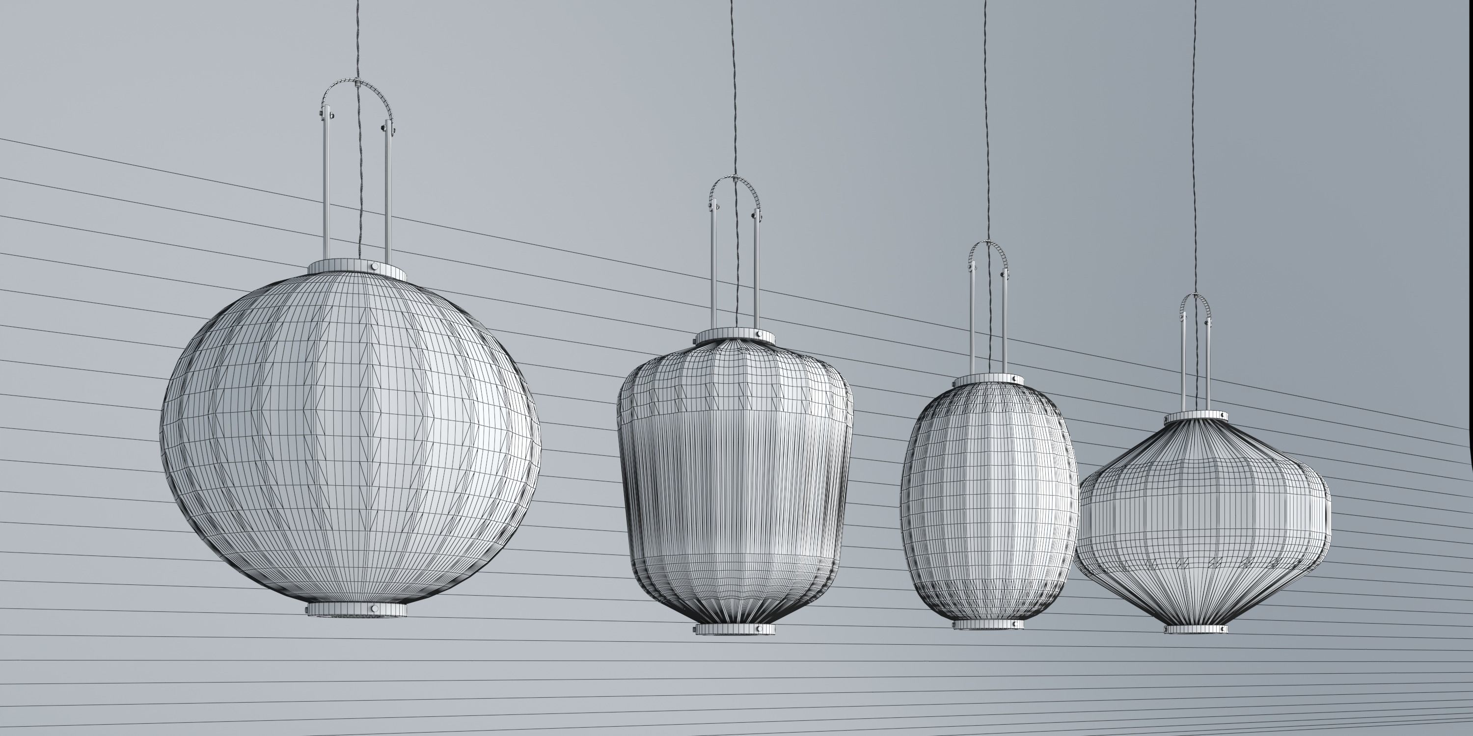 TAIWAN LANTERNS 3D model_8