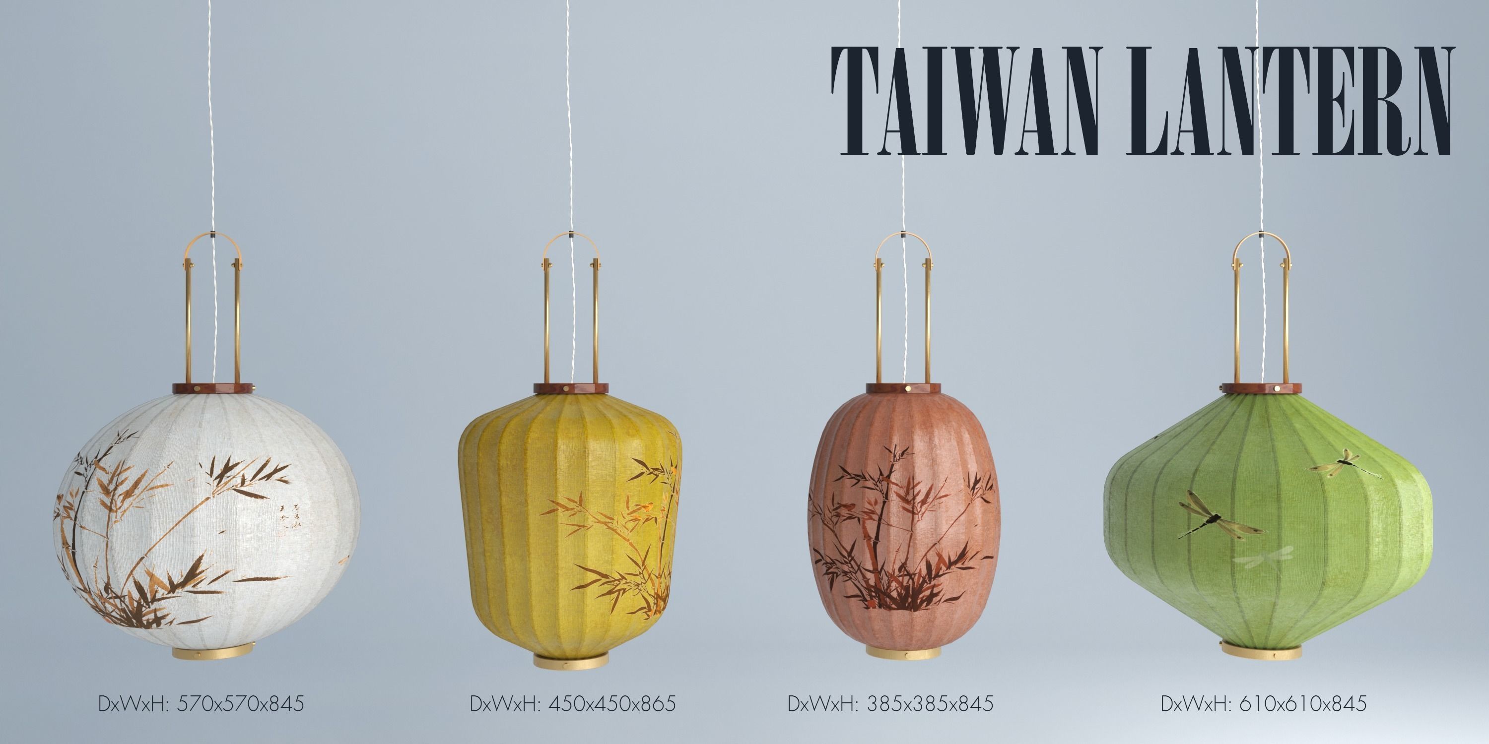 TAIWAN LANTERNS 3D model_1