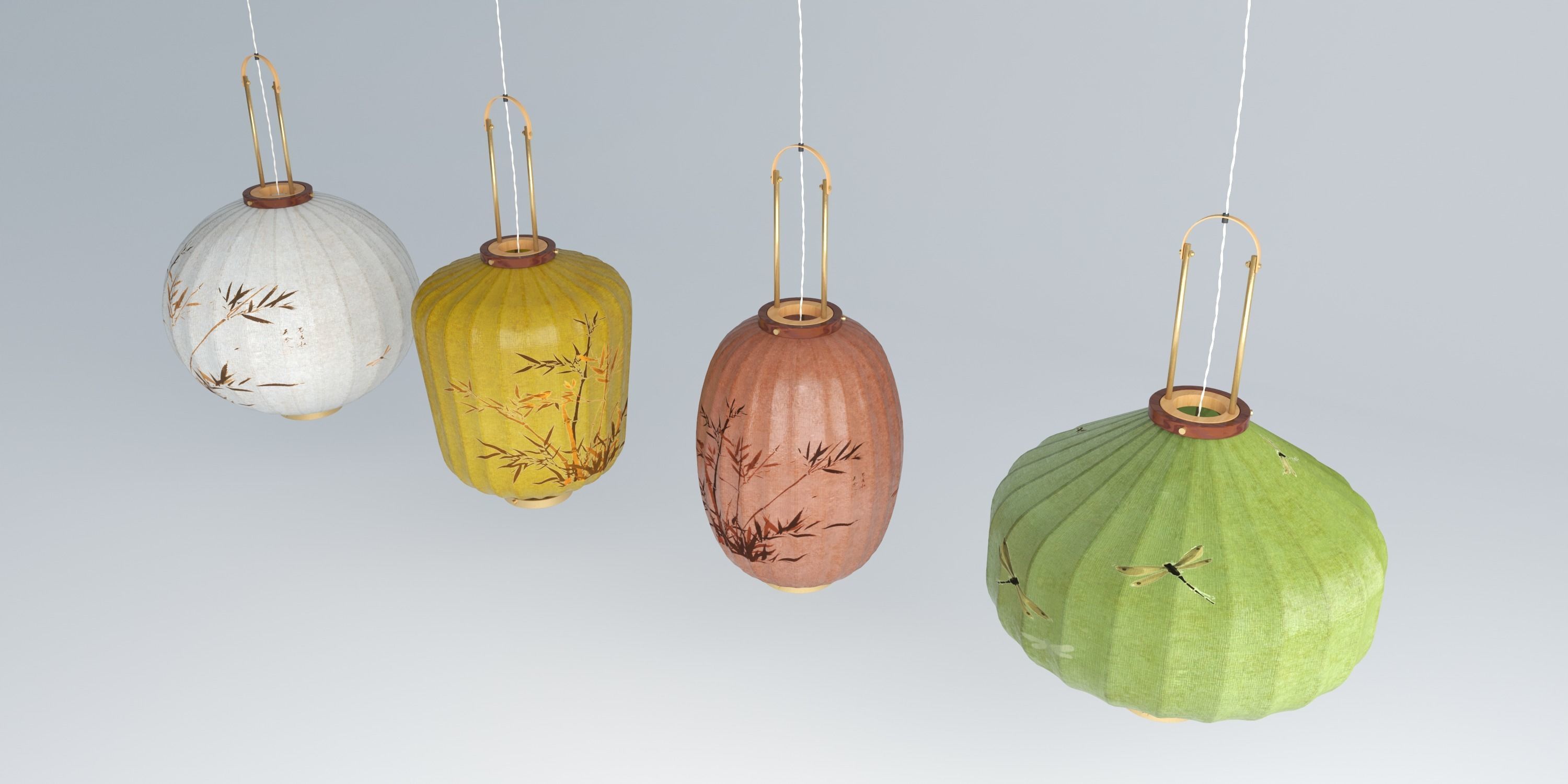 TAIWAN LANTERNS 3D model_4