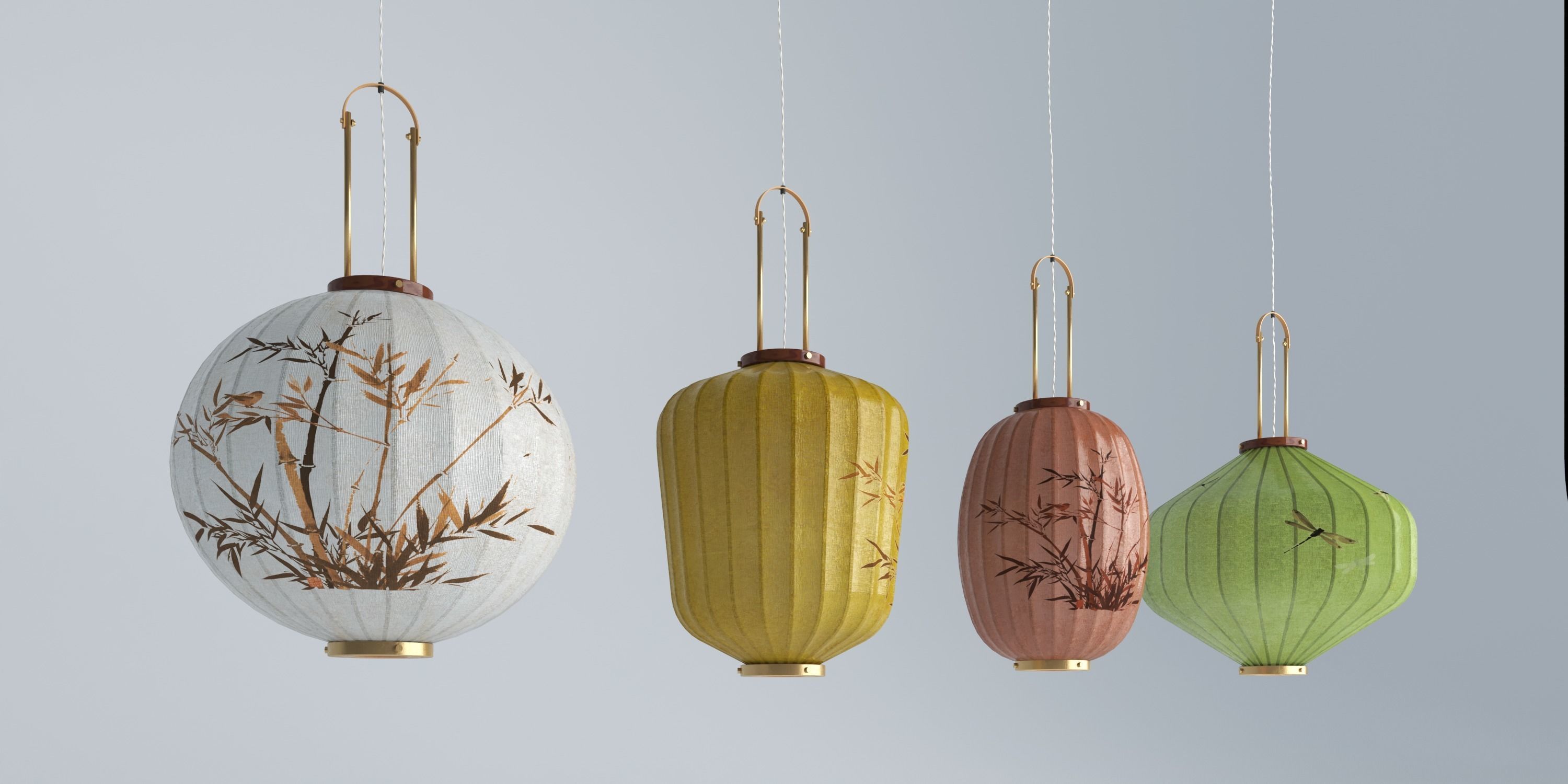 TAIWAN LANTERNS 3D model_2