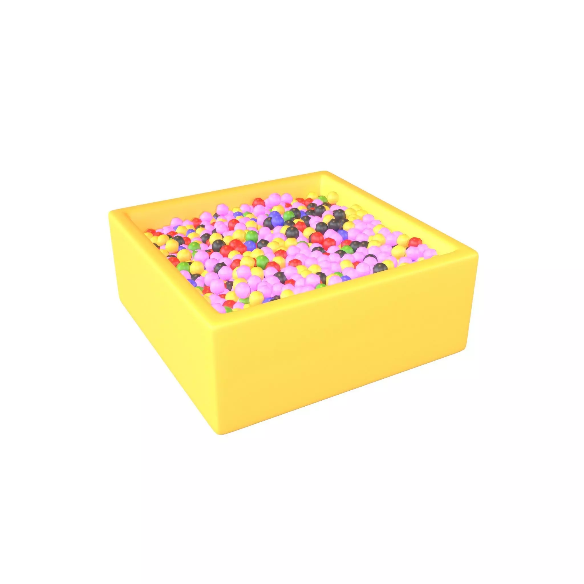 Ball Pool v1 003 Low-poly 3D model_0