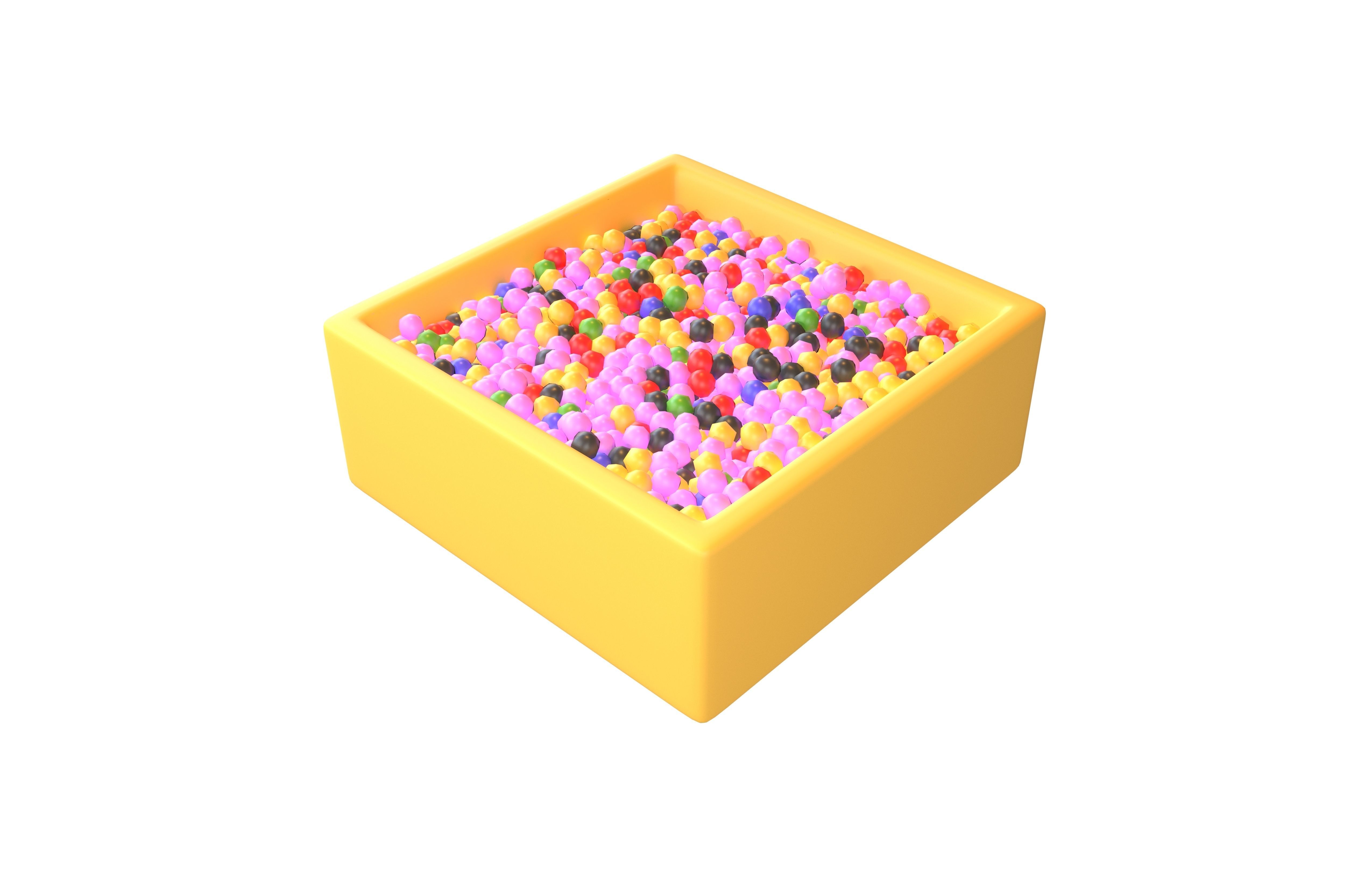Ball Pool v1 003 Low-poly 3D model_2