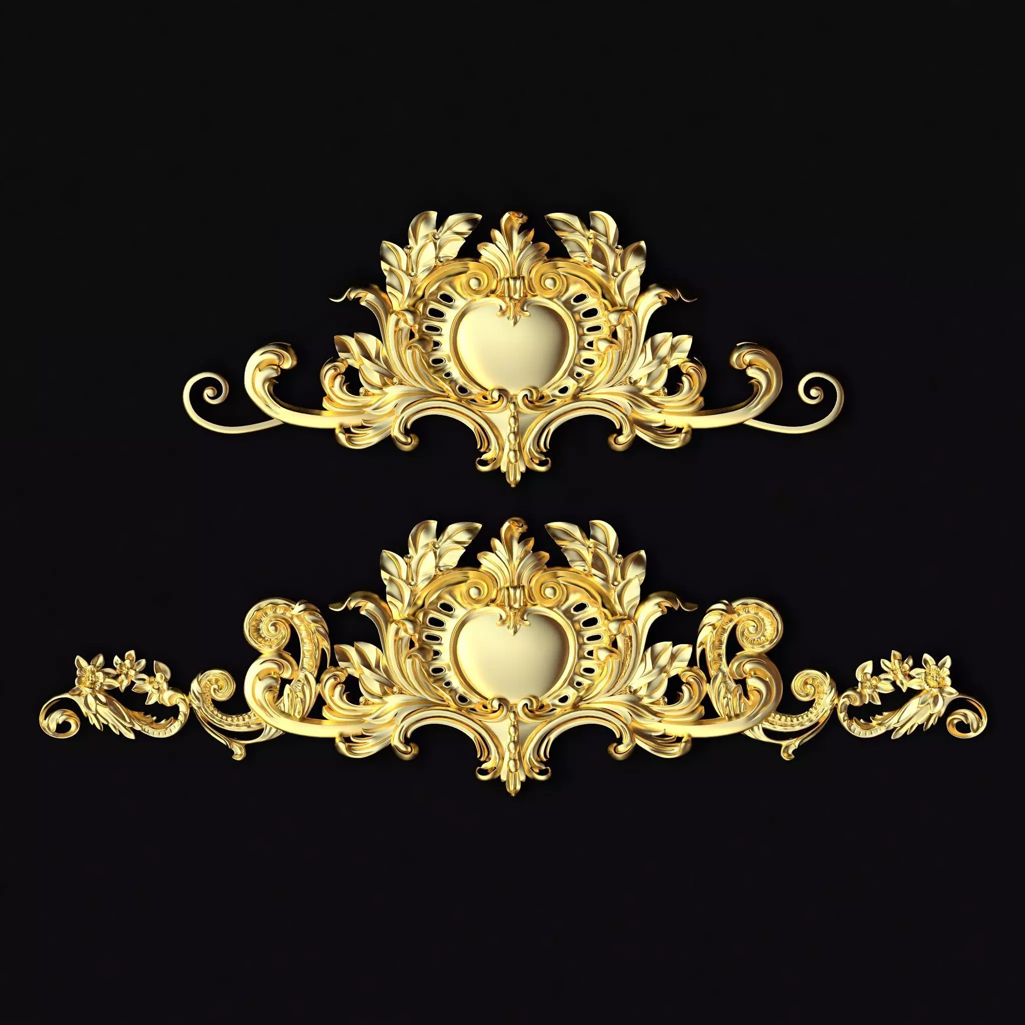 dekor ornament 3D model_0