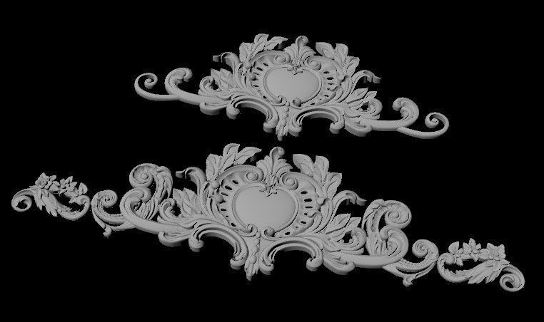 dekor ornament 3D model_1
