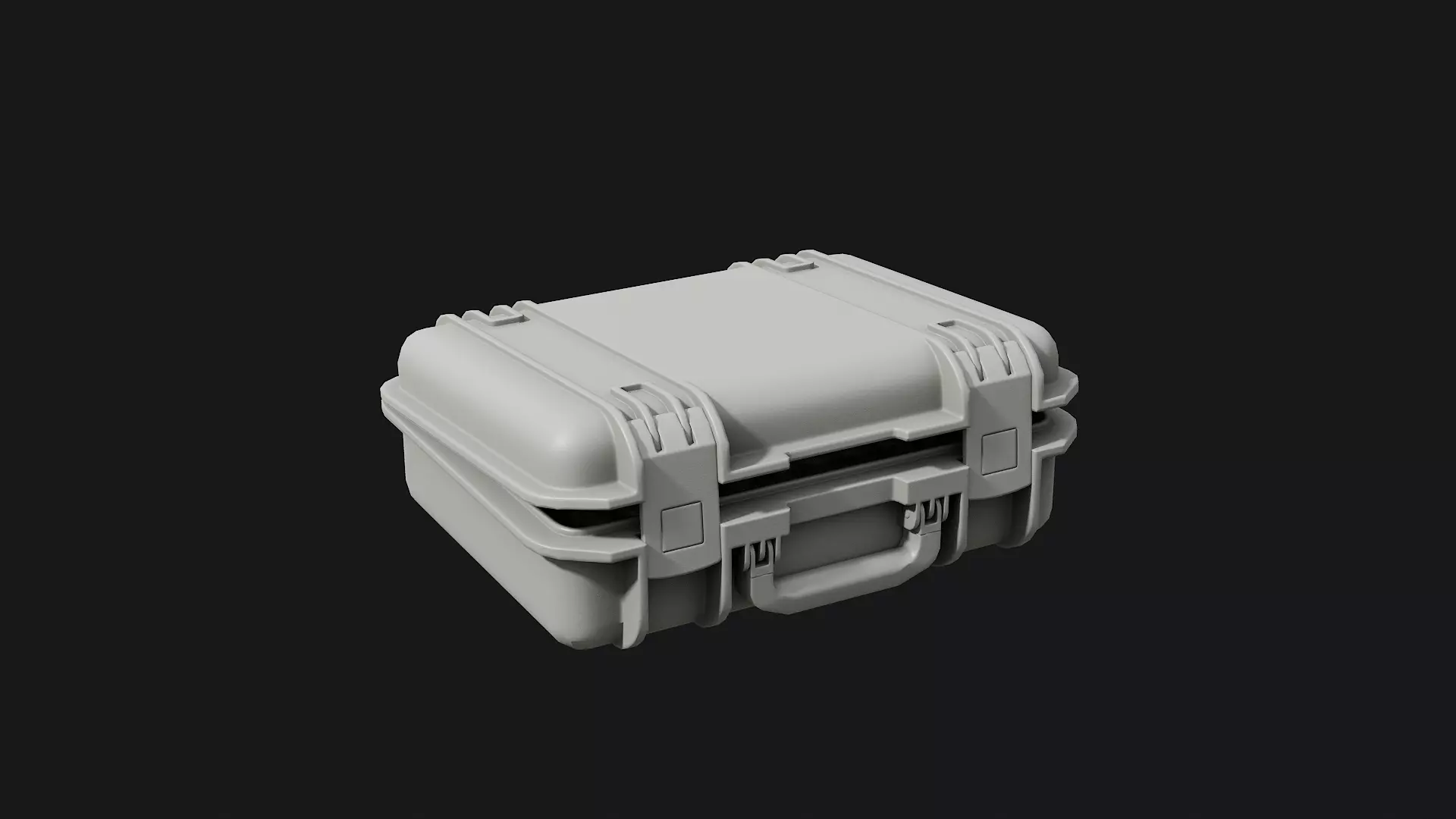 Low Poly PBR Military Case 01 Low-poly 3D model_9