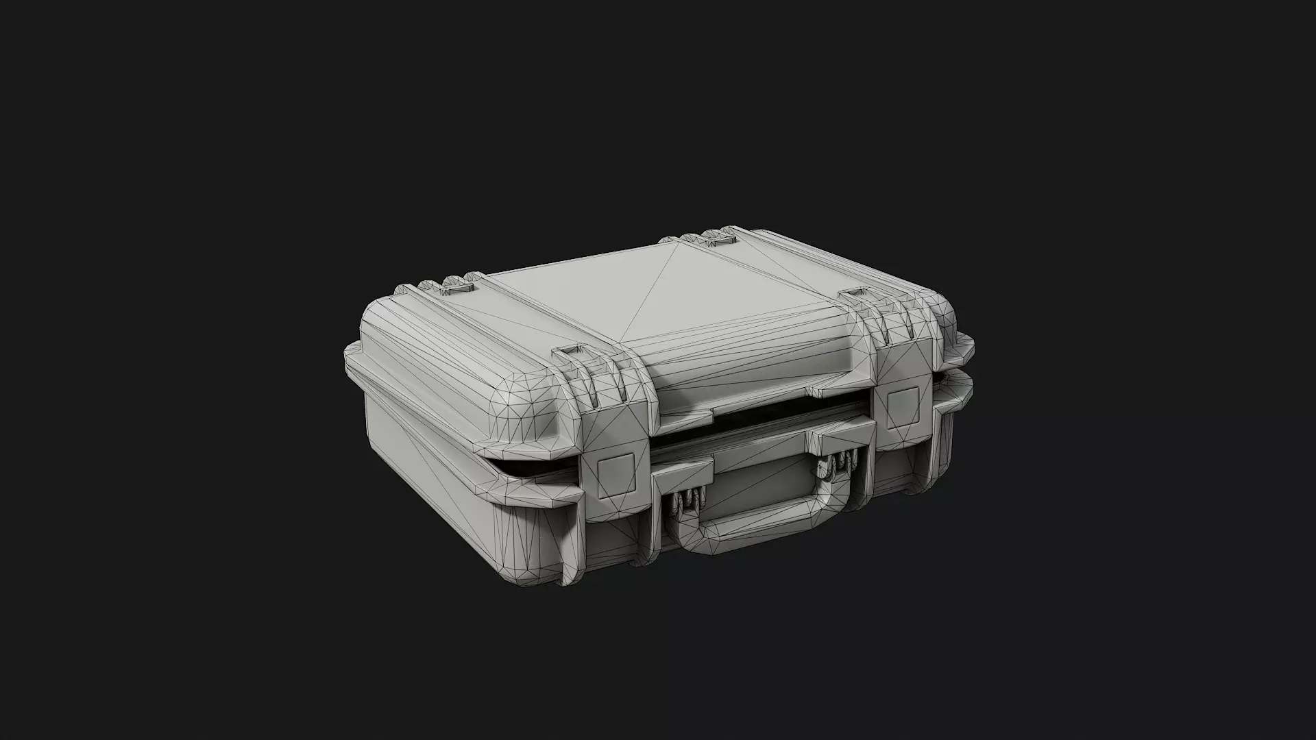 Low Poly PBR Military Case 01 Low-poly 3D model_10