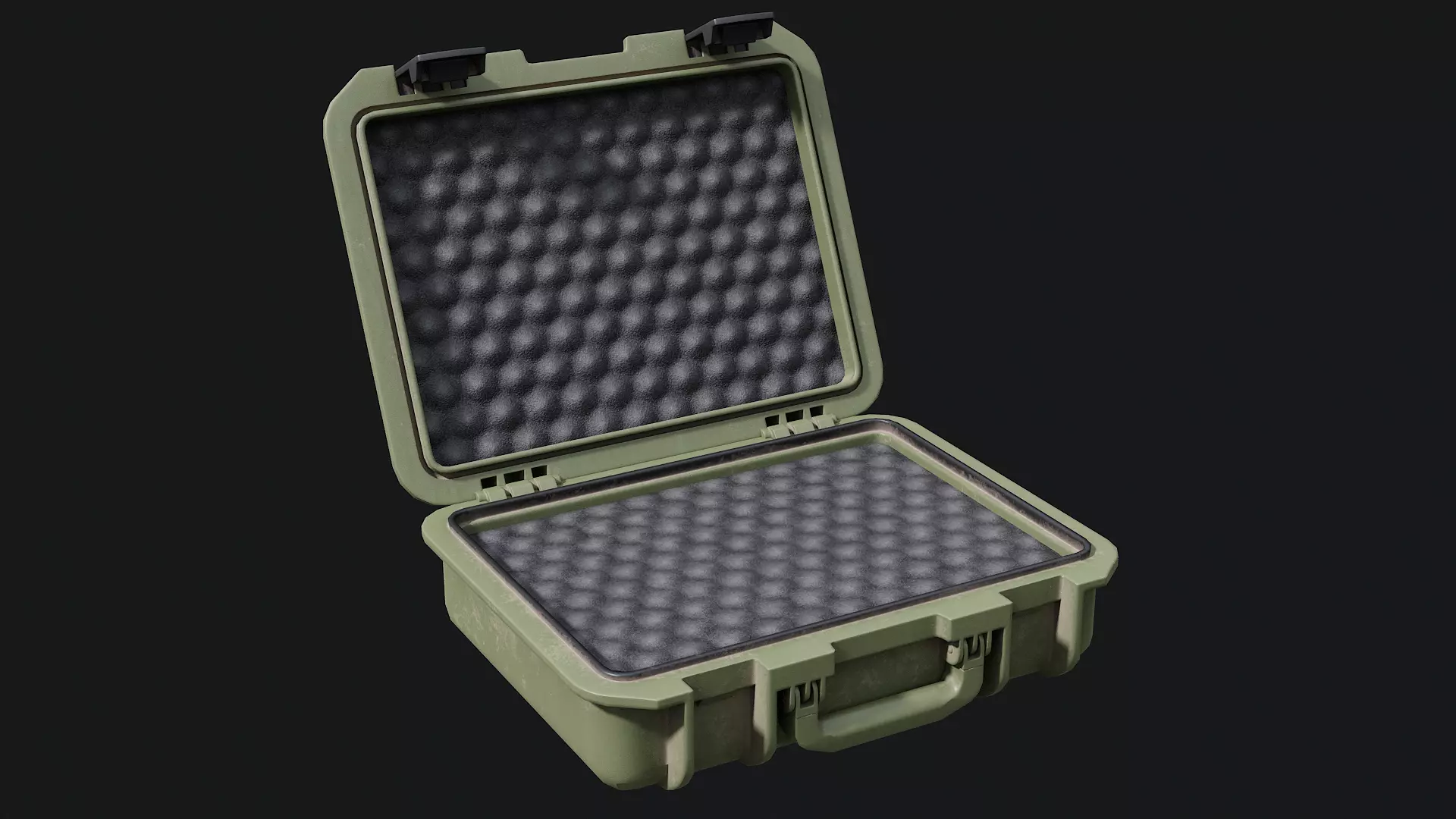 Low Poly PBR Military Case 01 Low-poly 3D model_2
