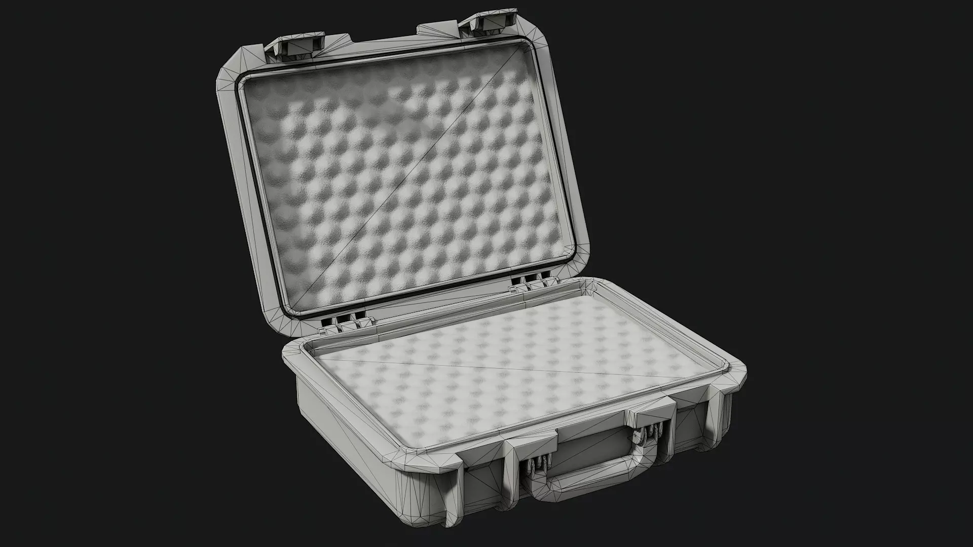 Low Poly PBR Military Case 01 Low-poly 3D model_8