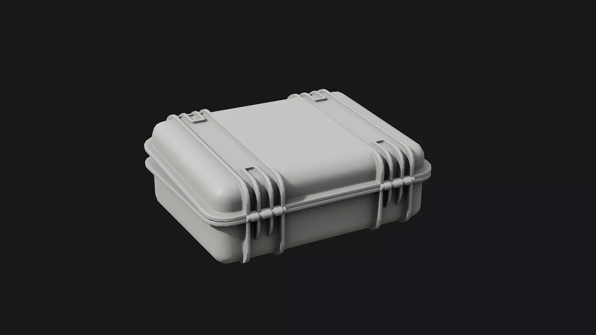 Low Poly PBR Military Case 01 Low-poly 3D model_11