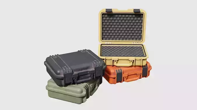 Low Poly PBR Military Case 01 Low-poly 3D model Low Poly PBR Military Case 01 Low-poly 3D model