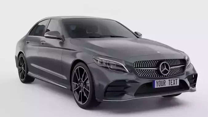 Mercedes-Benz Classe C AMG line Berlina 2018 3D model