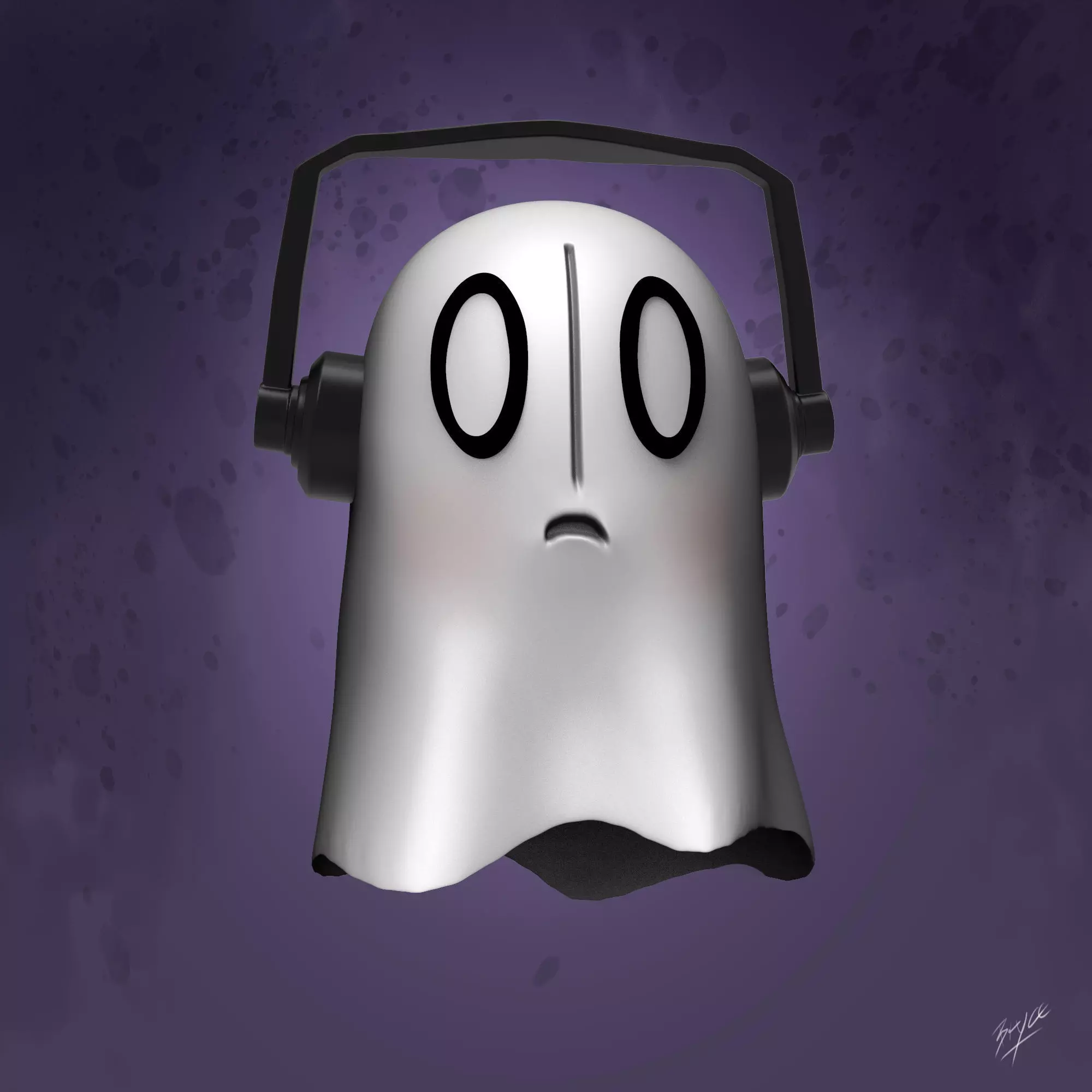 Napstablook Undertale Character Free 3D print model_0