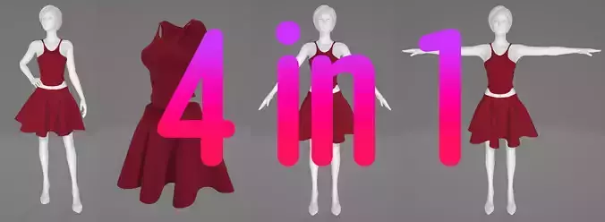 Woman Clothing 4 in 1 set86