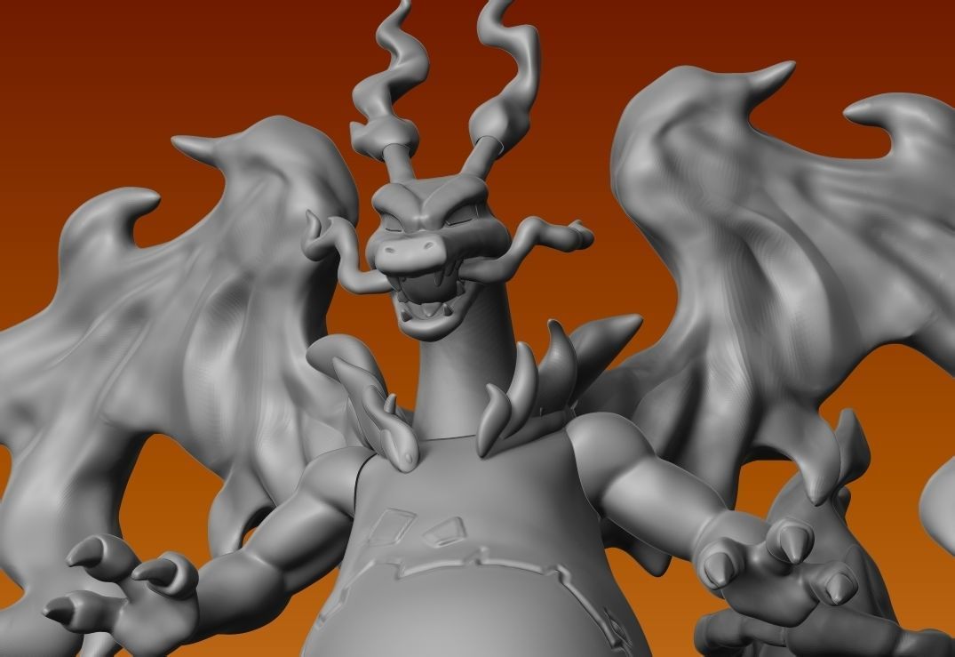 Gigantamax Charizard - 3D print model 3D print model_2