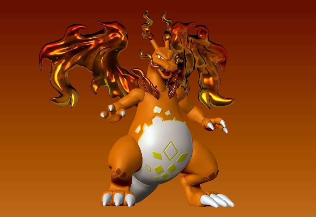 Gigantamax Charizard - 3D print model 3D print model_3