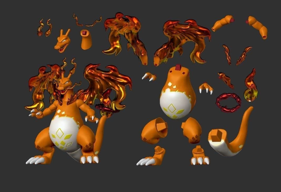 Gigantamax Charizard - 3D print model 3D print model_4