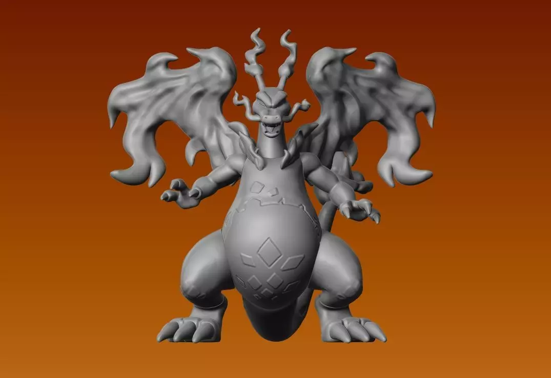 Gigantamax Charizard - 3D print model 3D print model_0