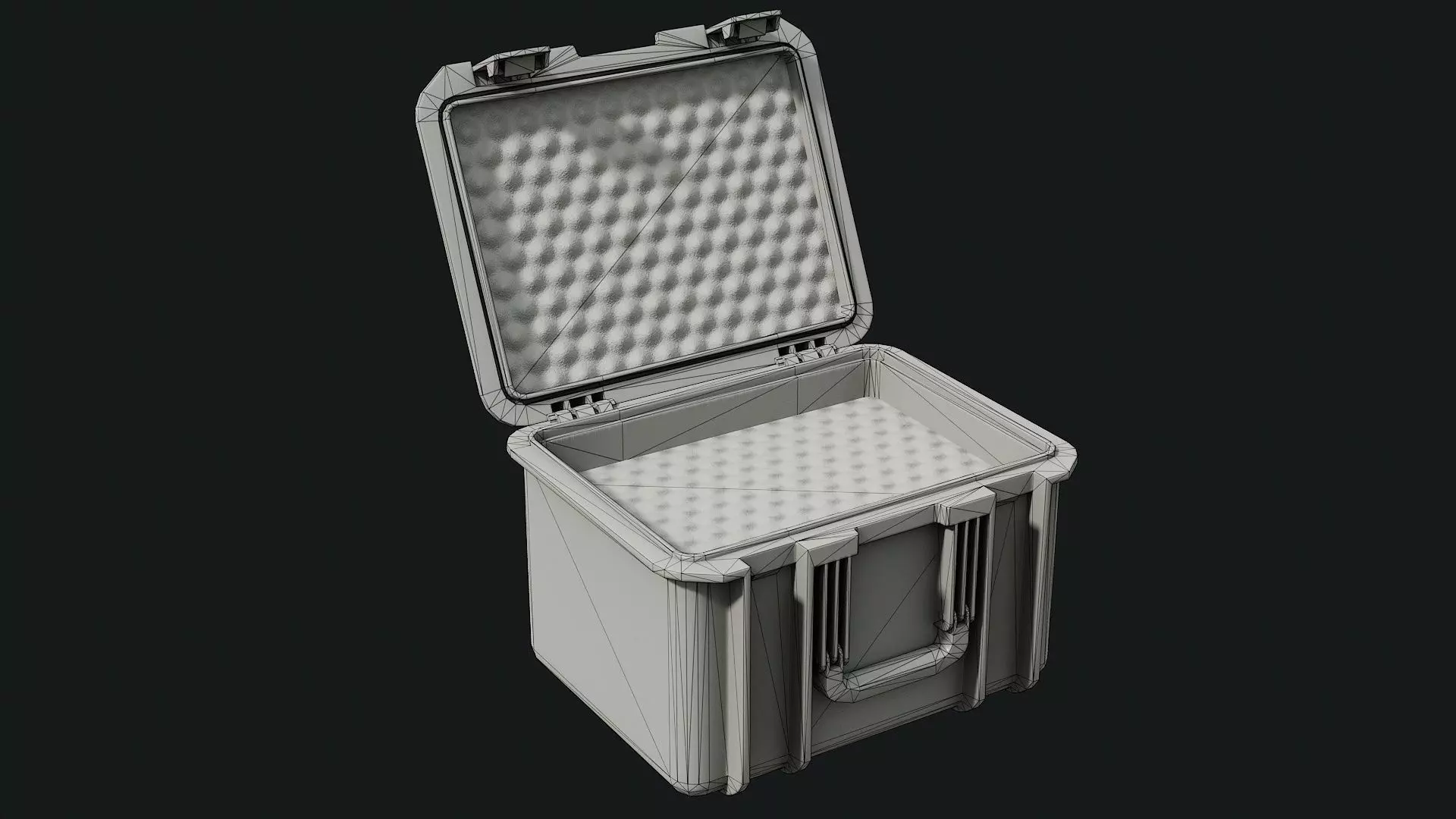 Low Poly PBR Military Case 02 Low-poly 3D model_8