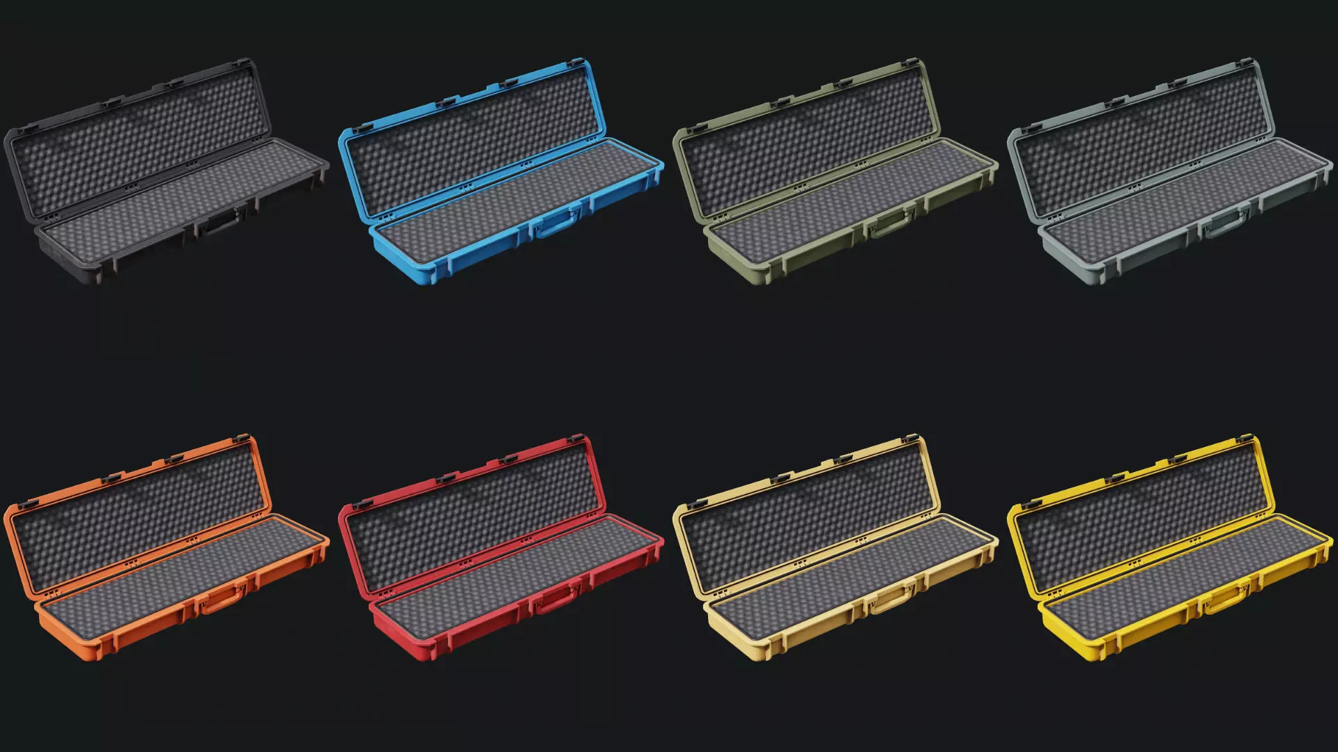 Low Poly PBR Military Case 03 Low-poly 3D model_5