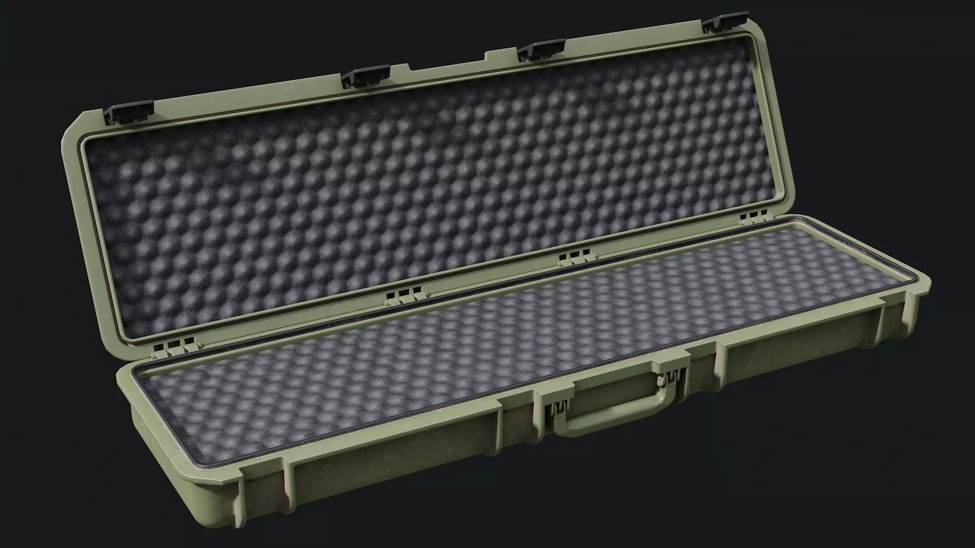 Low Poly PBR Military Case 03 Low-poly 3D model_2