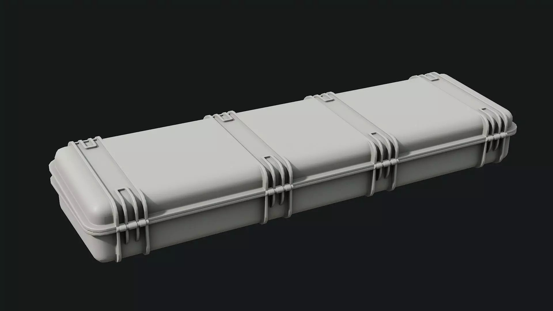 Low Poly PBR Military Case 03 Low-poly 3D model_11