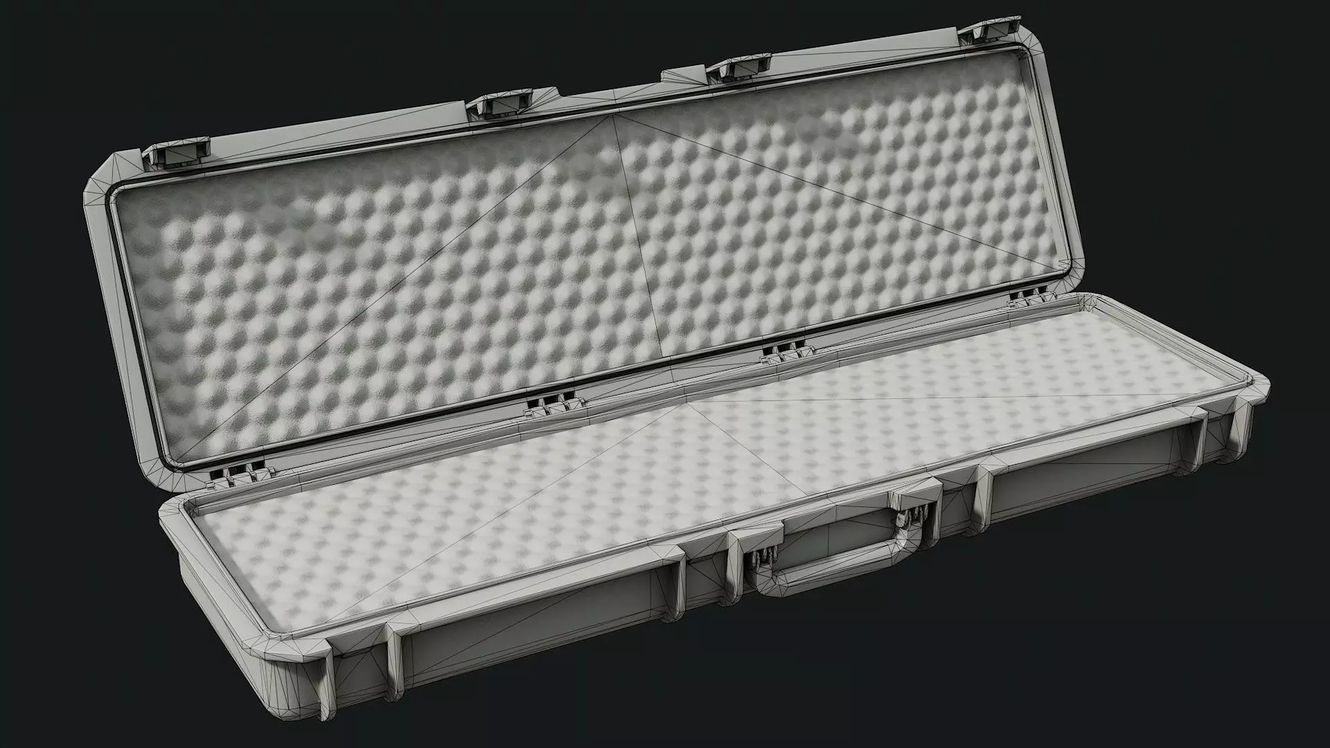 Low Poly PBR Military Case 03 Low-poly 3D model_8