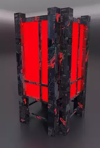 sci-fi Japanese lantern 