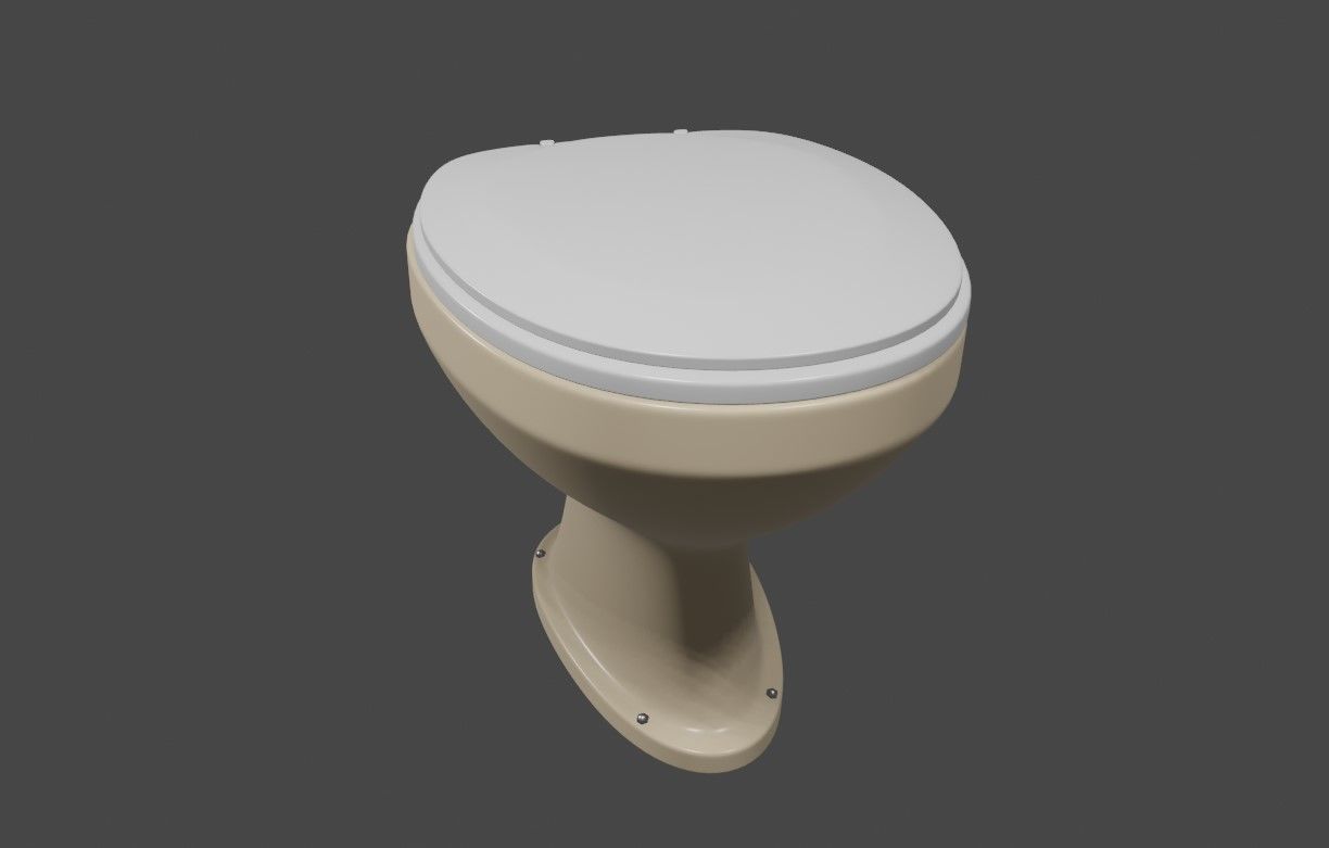 Toilet - Bathroom - Vaso Sanitario 3D model_3