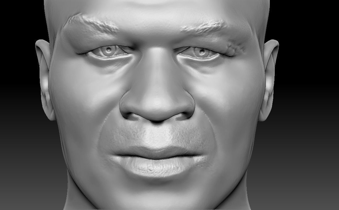 Mike Tyson bust for 3D printing 3D print model_14