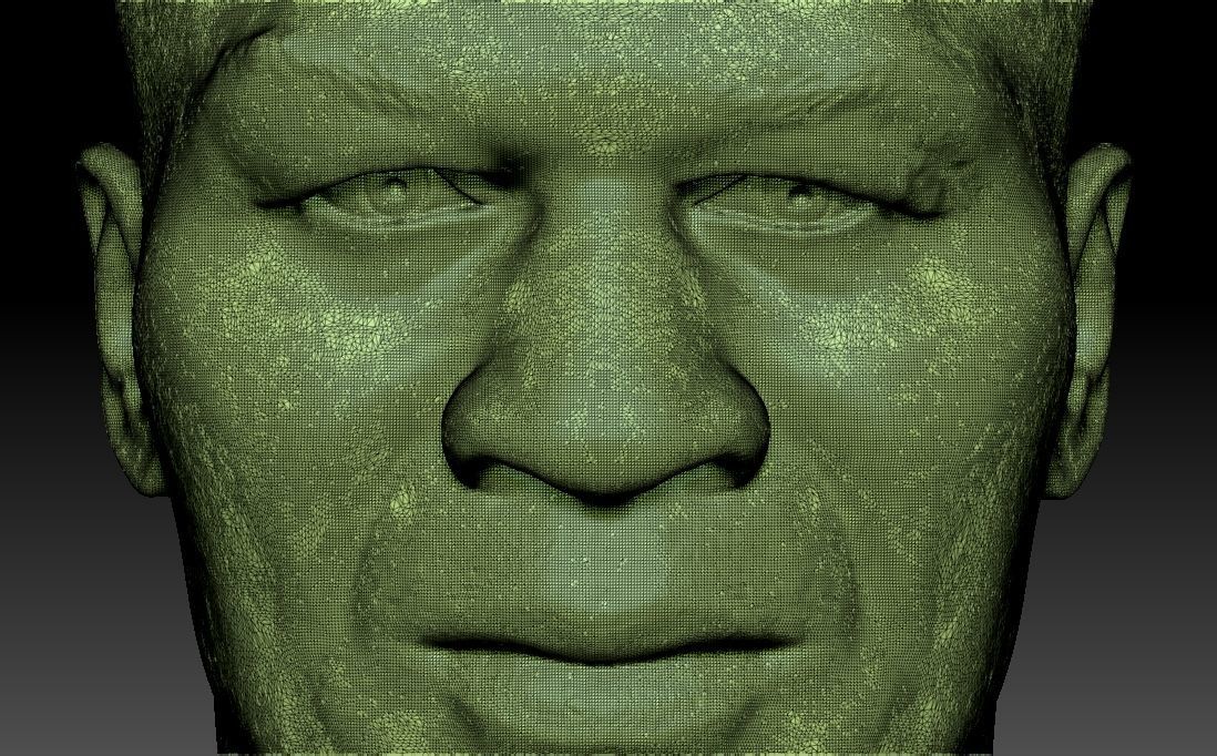 Mike Tyson bust for 3D printing 3D print model_26