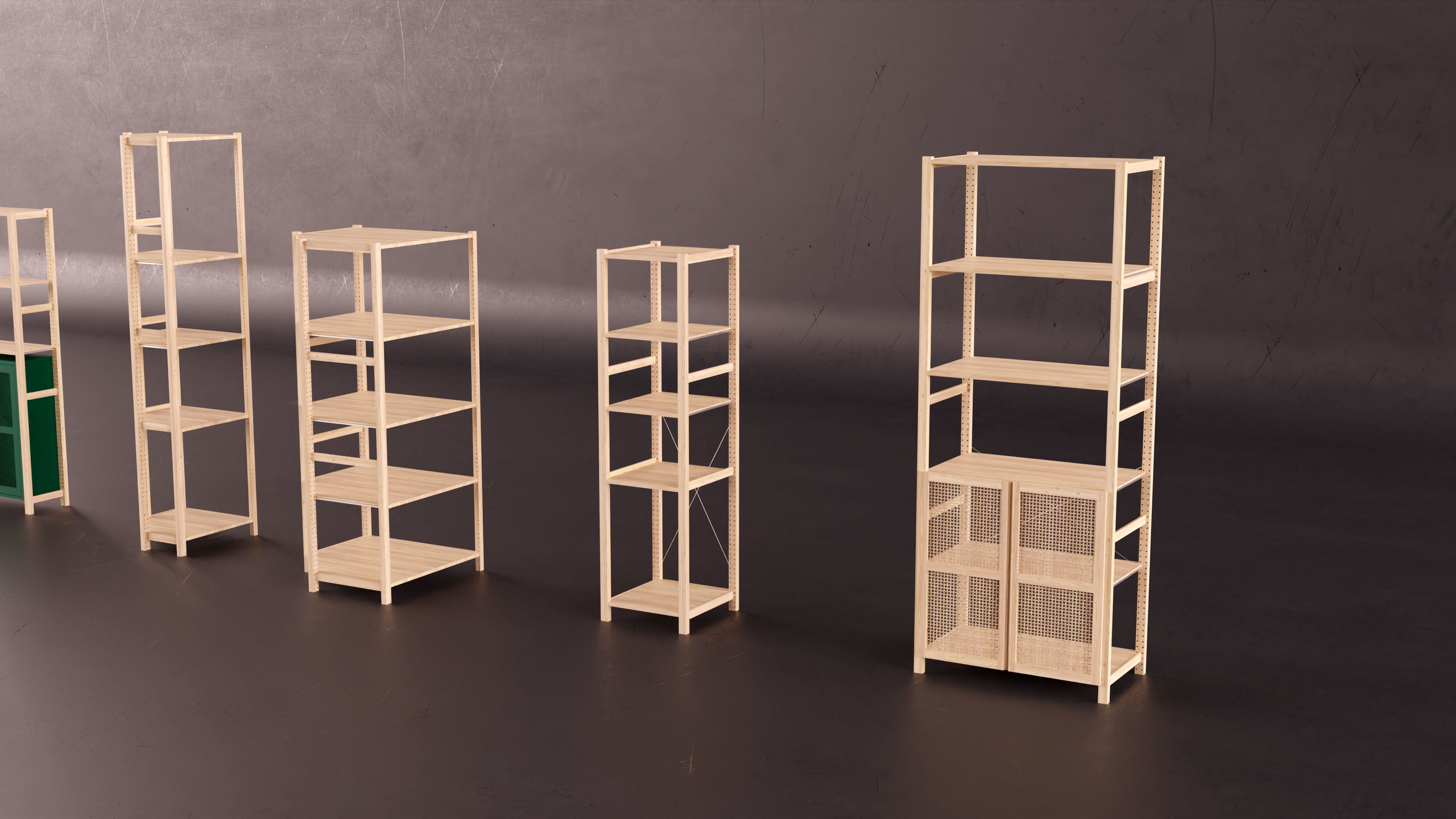 Ikea IVAR asset collection 3D model_7