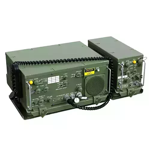 Radio System ANVRC-47 3D model