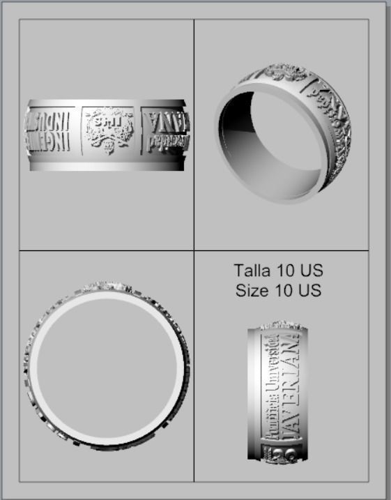 GRADE RING-JAVERIANA RING 3D print model_7