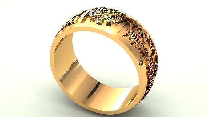 GRADE RING-JAVERIANA RING 3D print model