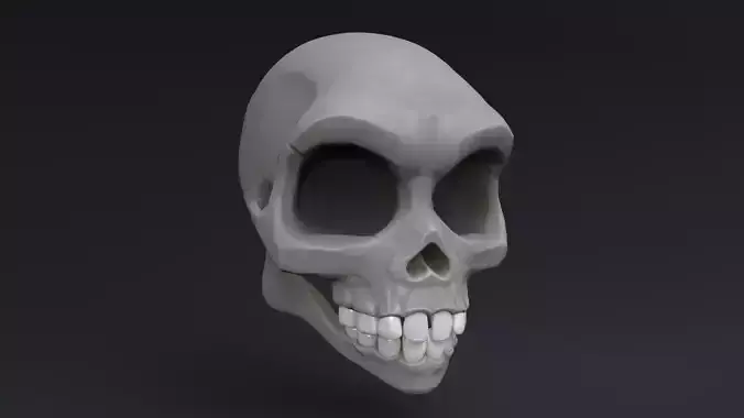 Stylized skull