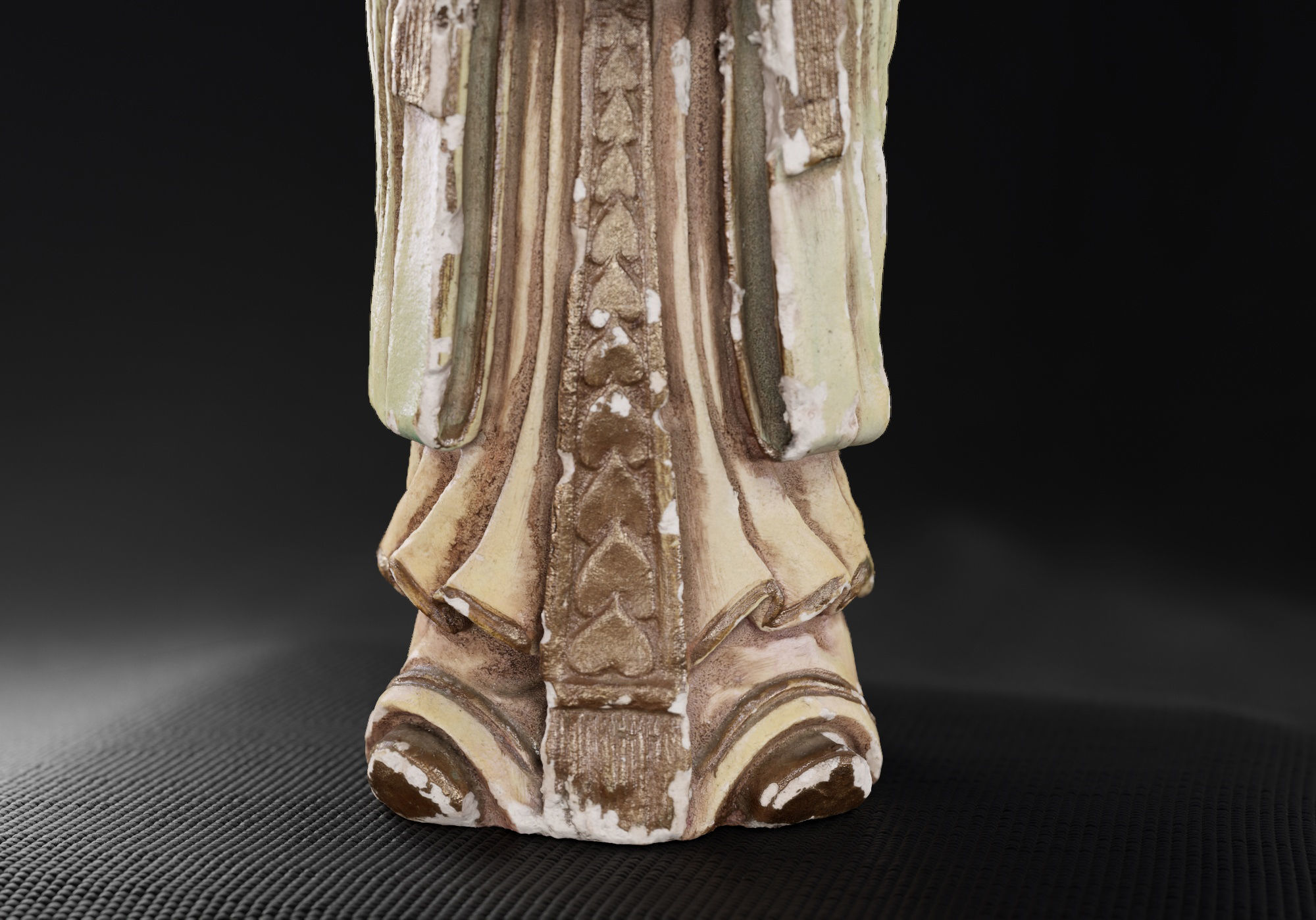 Decoration - Chinese Statue 01 - Low-poly 3D model_60